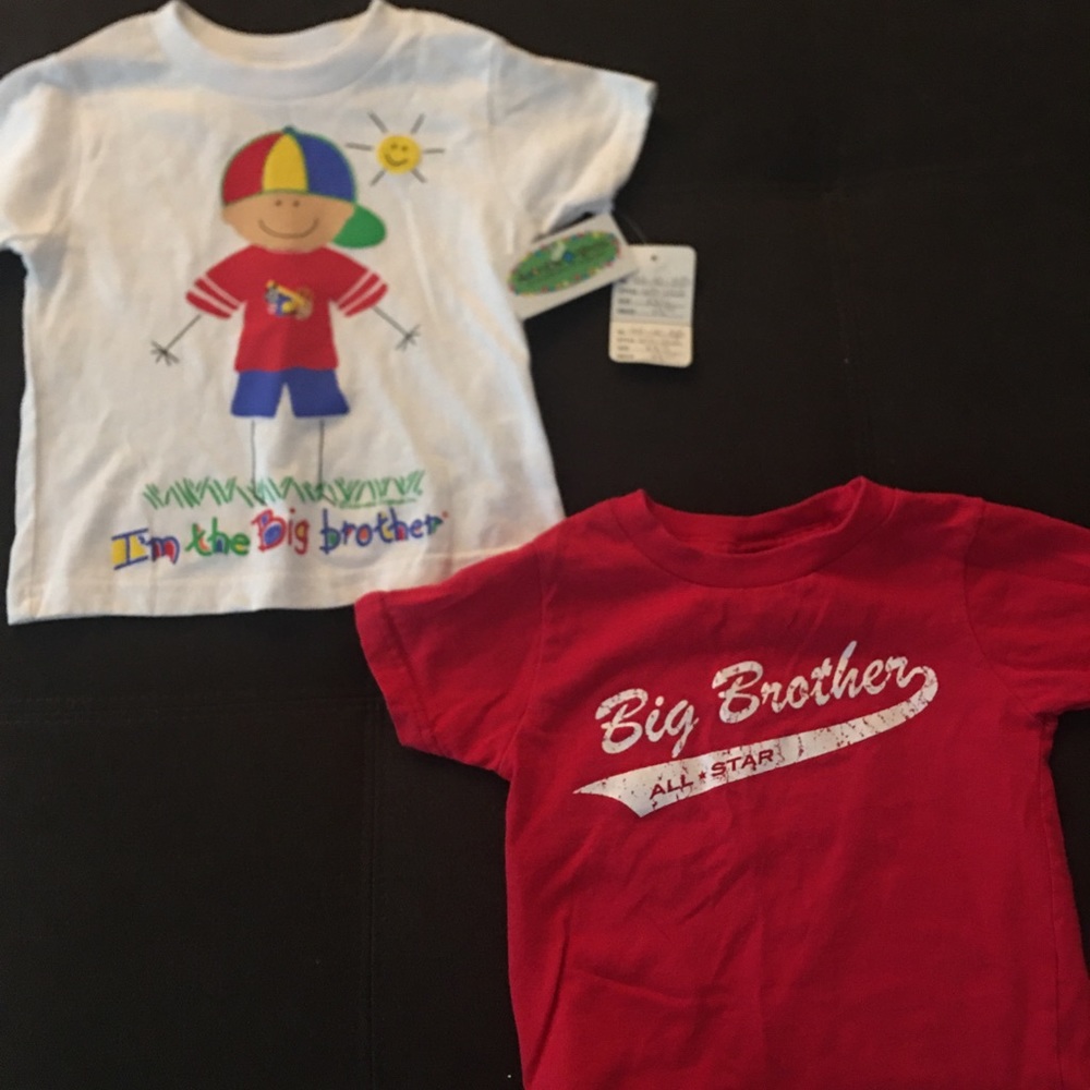 Two size 2t big brother shirts